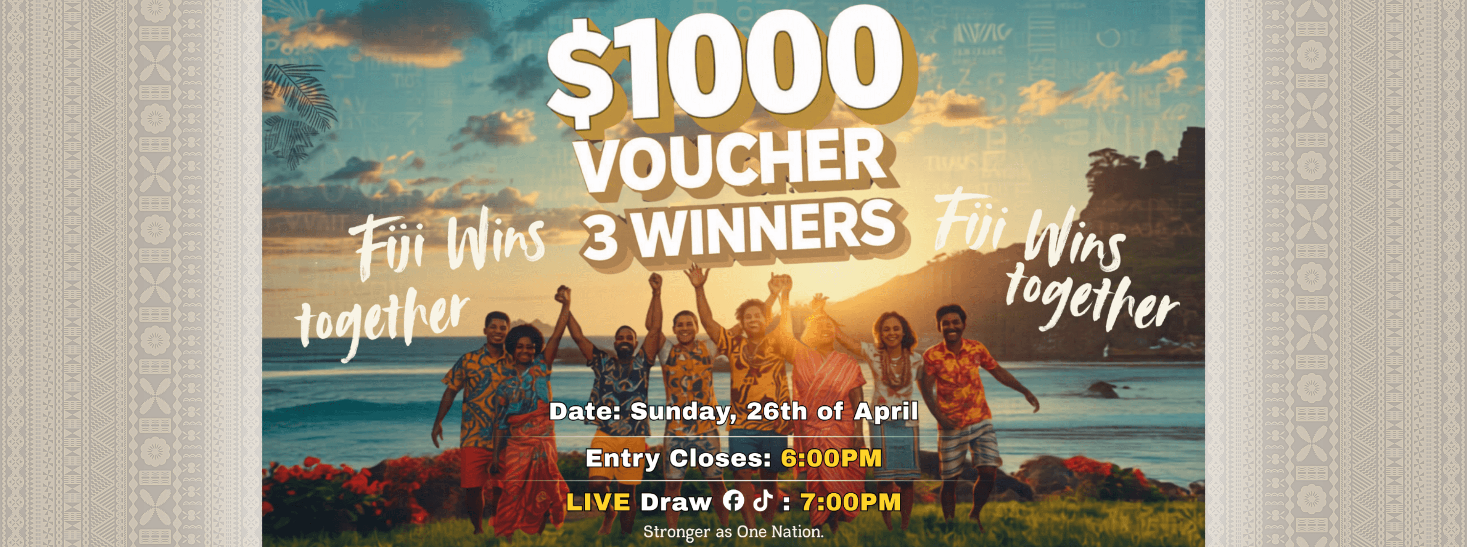 Win $200 Grocery Vouchers Weekly — Loloma Rewards banner